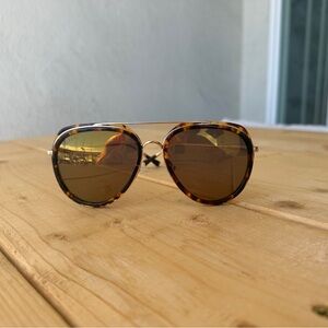 DIFF Eyewear Leighton Aviator Sunglasses